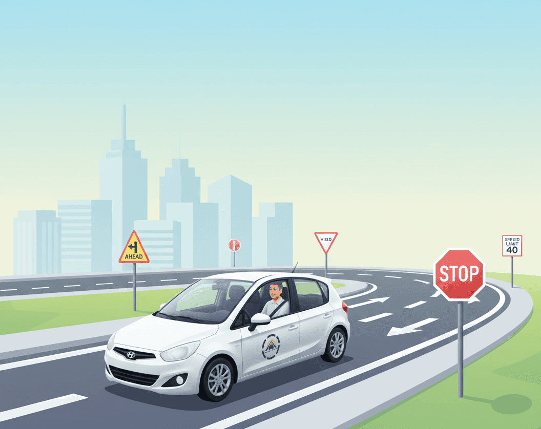 Night Driving Package Test Route Driving School