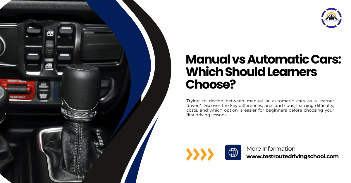 Manual vs Automatic Cars: Which Should Learners Choose?